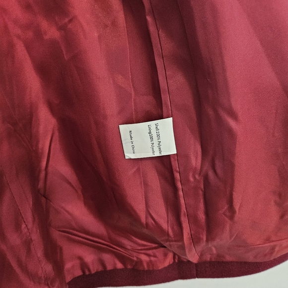 ALLEGRA K RED OUTERWEAR WINTER JACKET - Picture 5 of 5